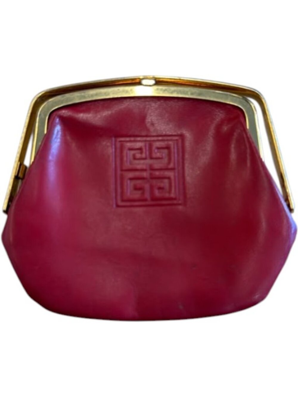642136CR C1 Givenchy Wallet Coin Case Red Leather